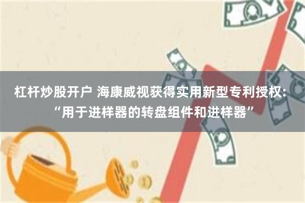 杠杆炒股开户 海康威视获得实用新型专利授权: “用于进样器的转盘组件和进样器”