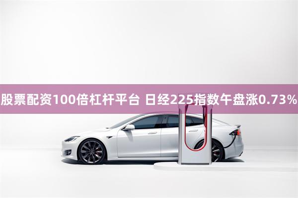 股票配资100倍杠杆平台 日经225指数午盘涨0.73%