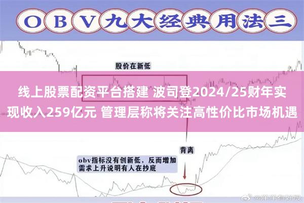 线上股票配资平台搭建 波司登2024/25财年实现收入259亿元 管理层称将关注高性价比市场机遇