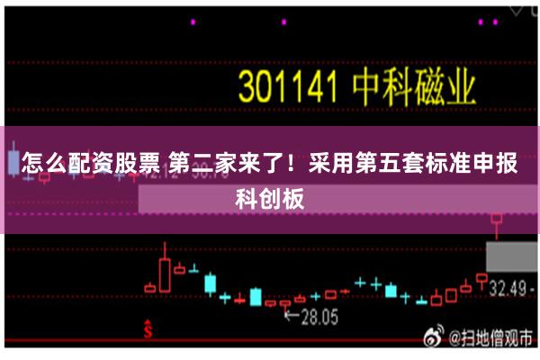 怎么配资股票 第二家来了！采用第五套标准申报科创板