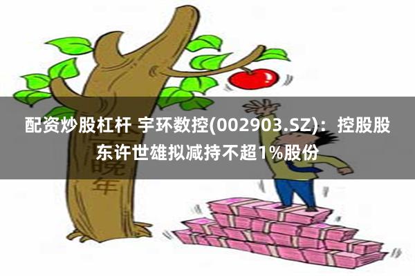 配资炒股杠杆 宇环数控(002903.SZ)：控股股东许世雄拟减持不超1%股份