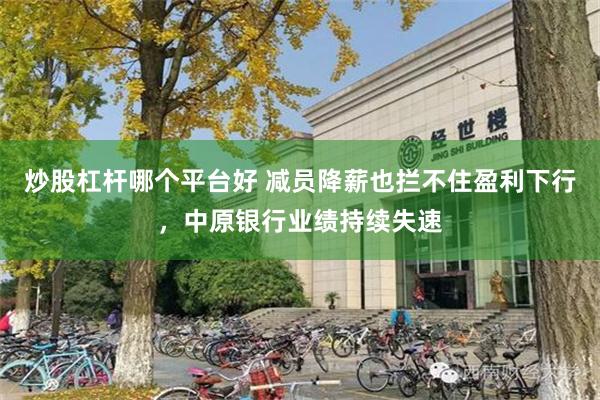 炒股杠杆哪个平台好 减员降薪也拦不住盈利下行，中原银行业绩持续失速