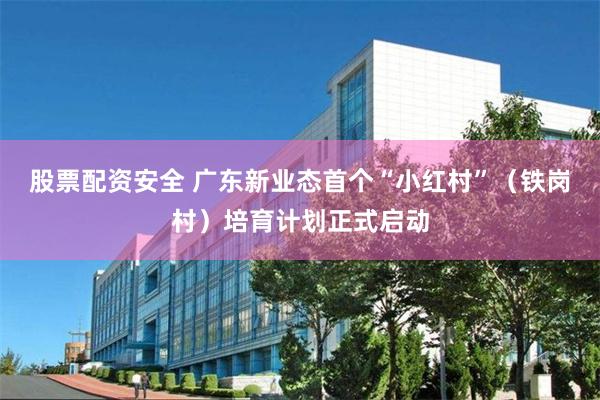 股票配资安全 广东新业态首个“小红村”（铁岗村）培育计划正式启动