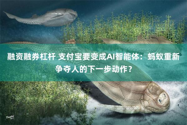 融资融券杠杆 支付宝要变成AI智能体：蚂蚁重新争夺人的下一步动作？
