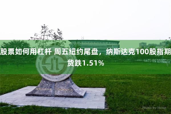 股票如何用杠杆 周五纽约尾盘，纳斯达克100股指期货跌1.51%