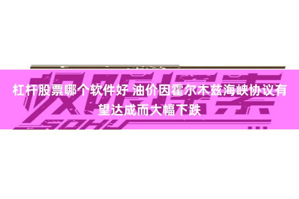 杠杆股票哪个软件好 油价因霍尔木兹海峡协议有望达成而大幅下跌