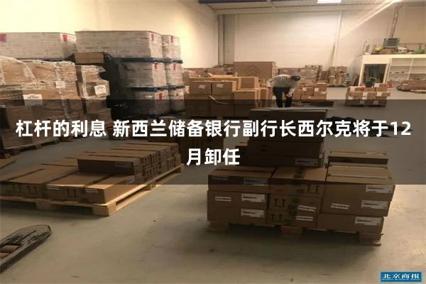 杠杆的利息 新西兰储备银行副行长西尔克将于12月卸任