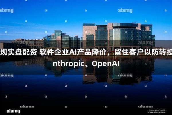 正规实盘配资 软件企业AI产品降价，留住客户以防转投Anthropic、OpenAI